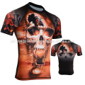 Großhandel Custom Printed Tight MMA Rash Guard 3D-Design